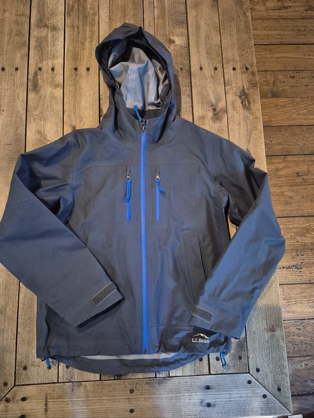 L.L. Bean Boy's Waterproof Hooded Jacket Size 8